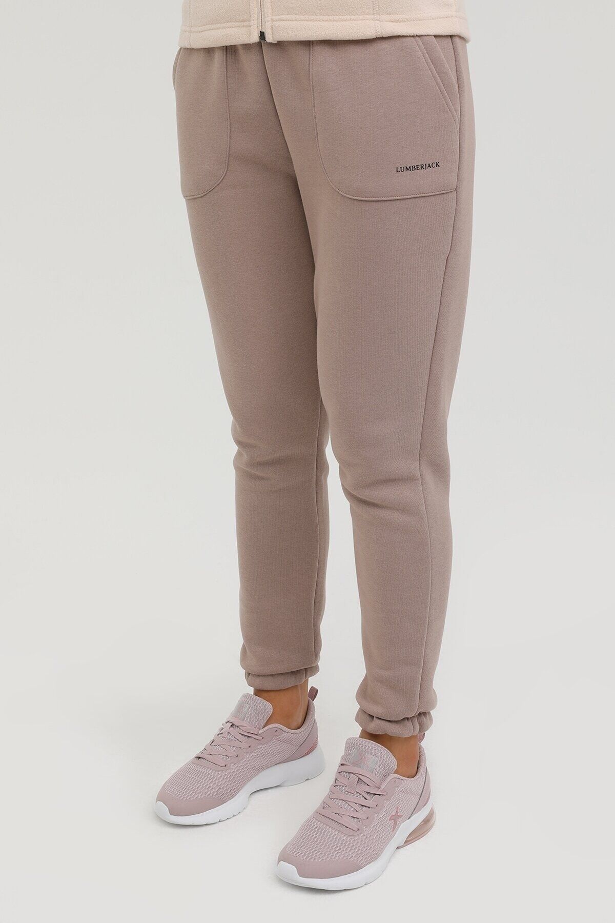 Lumberjack W-marcıa Basıc Jogger 2pr Vizon Kadın Eşofman Altı