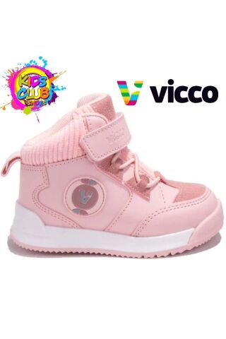 Vicco Hippi Phylon Kauçuk Taban Ortopedik Çocuk Bot Pudra