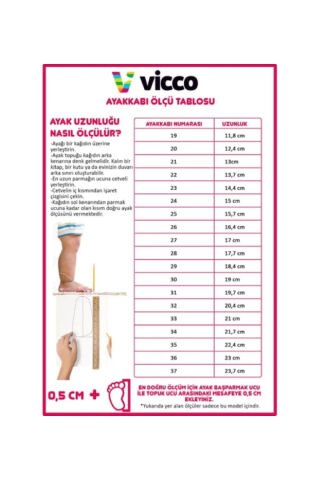 Vicco PEKMEN Ortopedik akıllı bağcıklı figürlü spor ayakkabı