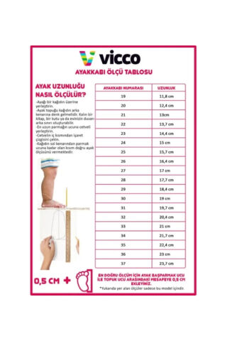 Vicco PEKMEN Ortopedik akıllı bağcıklı figürlü spor ayakkabı