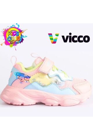 Vicco Kimmy Ortopedik İlk Adım Bebek Çocuk Spor Ayakkabı PUDRA
