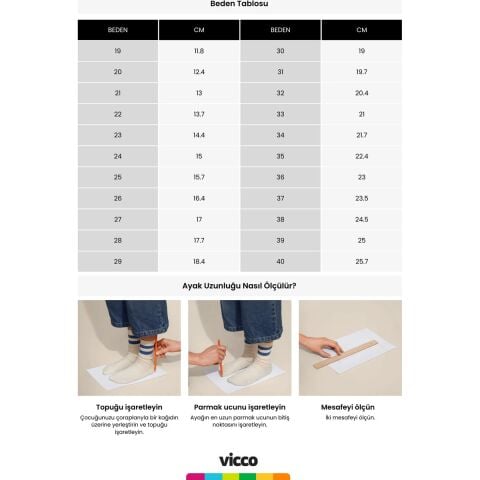 Vicco KEN Çocuk Günlük Ayakkabı 946.F26K.223-02 Siyah