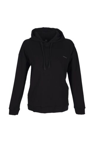 Lumberjack Kadın Hoodie Basic SİYAH KAPÜŞONLU