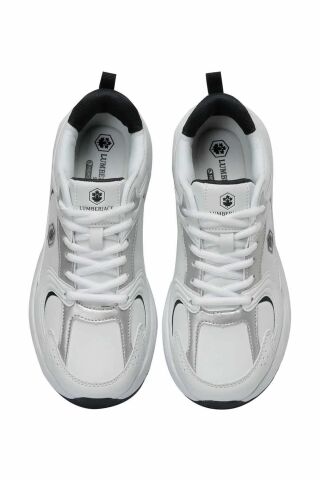 Lumberjack Unisex Spor Ayakkabı POl PU Erkek Günlük Spor Ayakkabı 101393010-9BEYAZ