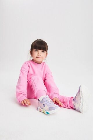 Vicco Gelato Ortopedik Kız Çocuk Lila Işıklı Sneaker