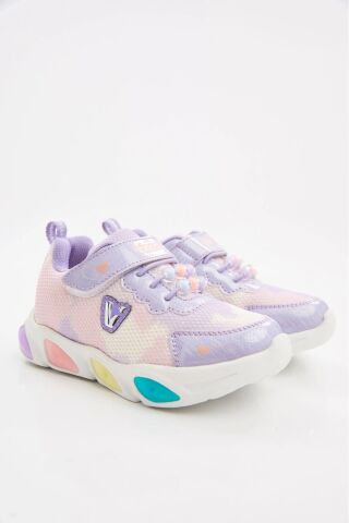 Vicco Gelato Ortopedik Kız Çocuk Lila Işıklı Sneaker