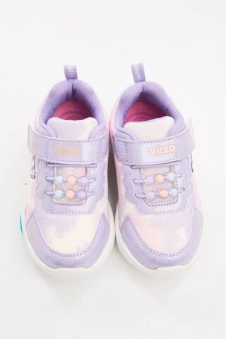 Vicco Gelato Ortopedik Kız Çocuk Lila Işıklı Sneaker