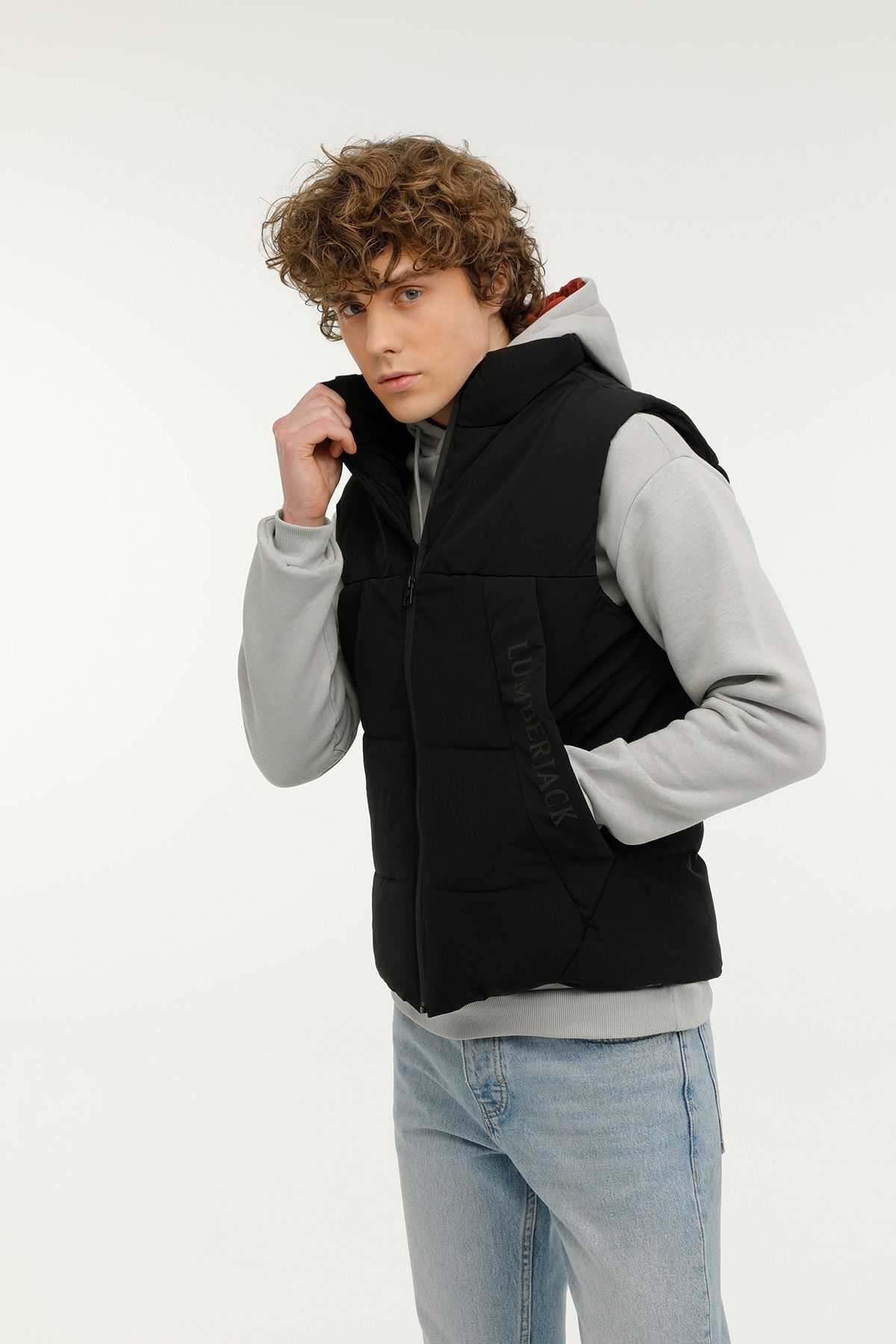 Lumberjack M-CT660 UDO VEST 2PR Siyah Erkek Yelek