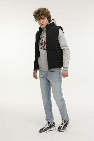 Lumberjack M-CT660 UDO VEST 2PR Siyah Erkek Yelek