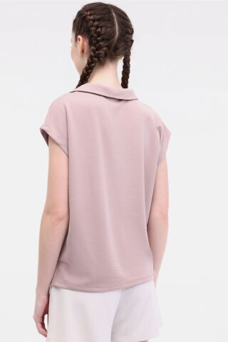 Lumberjack WL RAIN 11SS181 5FX Vizon Kadın Kısa Kol T-Shirt