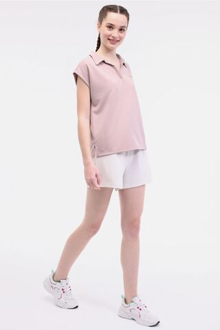 Lumberjack WL RAIN 11SS181 5FX Vizon Kadın Kısa Kol T-Shirt