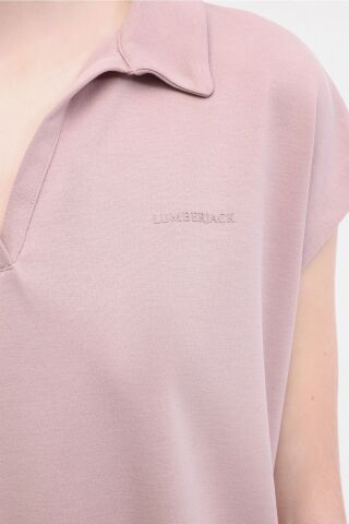 Lumberjack WL RAIN 11SS181 5FX Vizon Kadın Kısa Kol T-Shirt