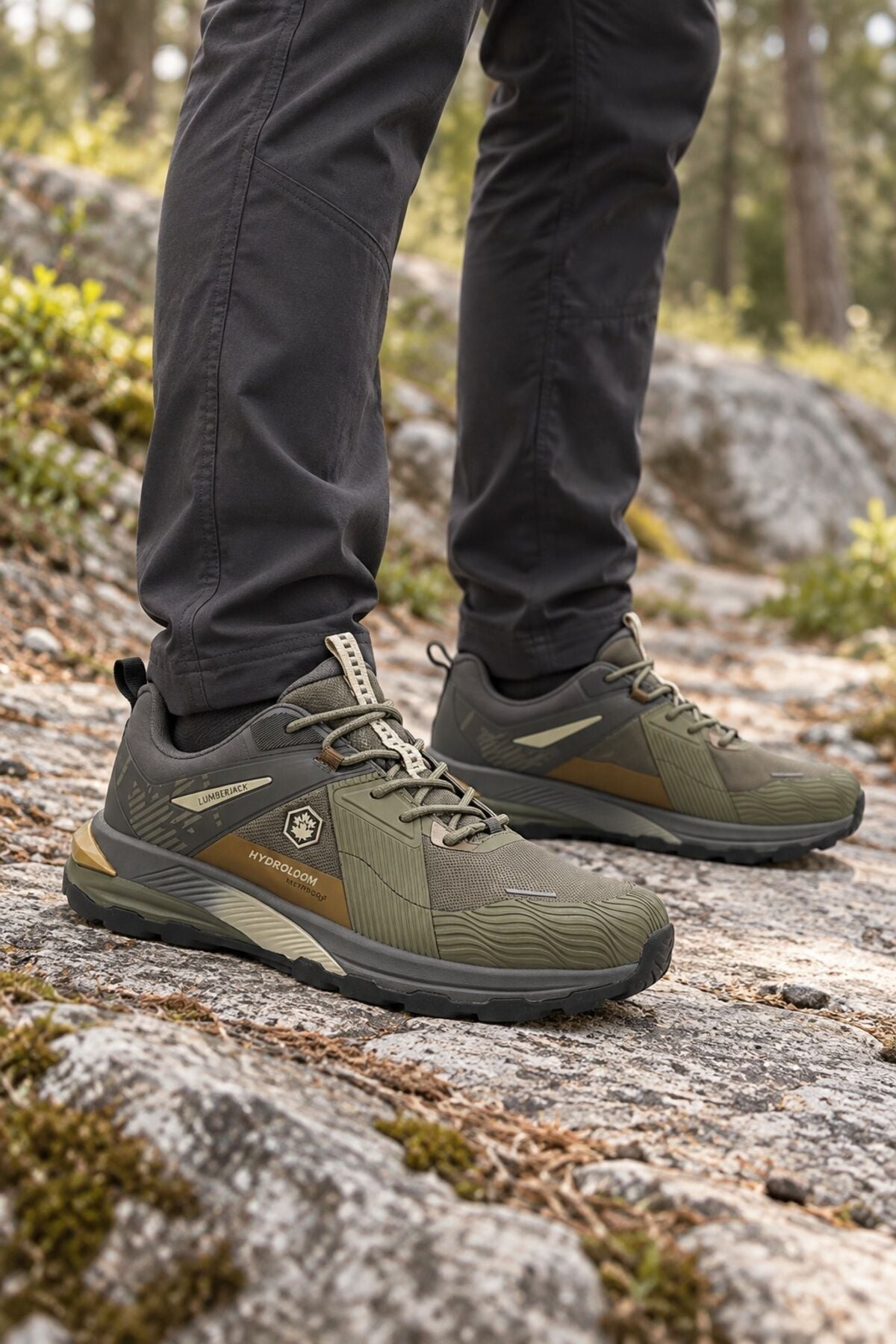 Lumberjack Tundra Su Geçirmez Outdoor Erkek Ayakkabı Haki