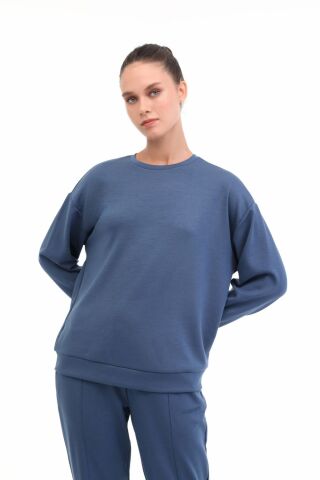 Lumberjack WB 16ALICE-C CK97 5PR İndigo Kadın Sweatshirt