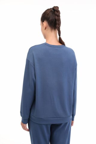 Lumberjack WB 16ALICE-C CK97 5PR İndigo Kadın Sweatshirt