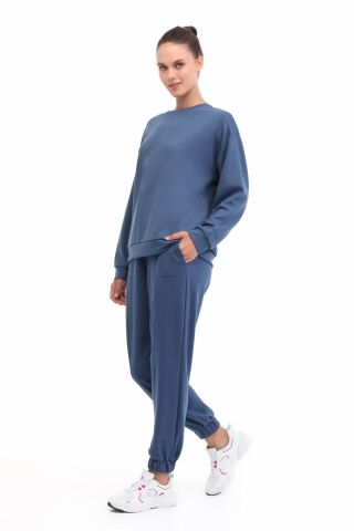 Lumberjack WB 16ALICE-C CK97 5PR İndigo Kadın Sweatshirt