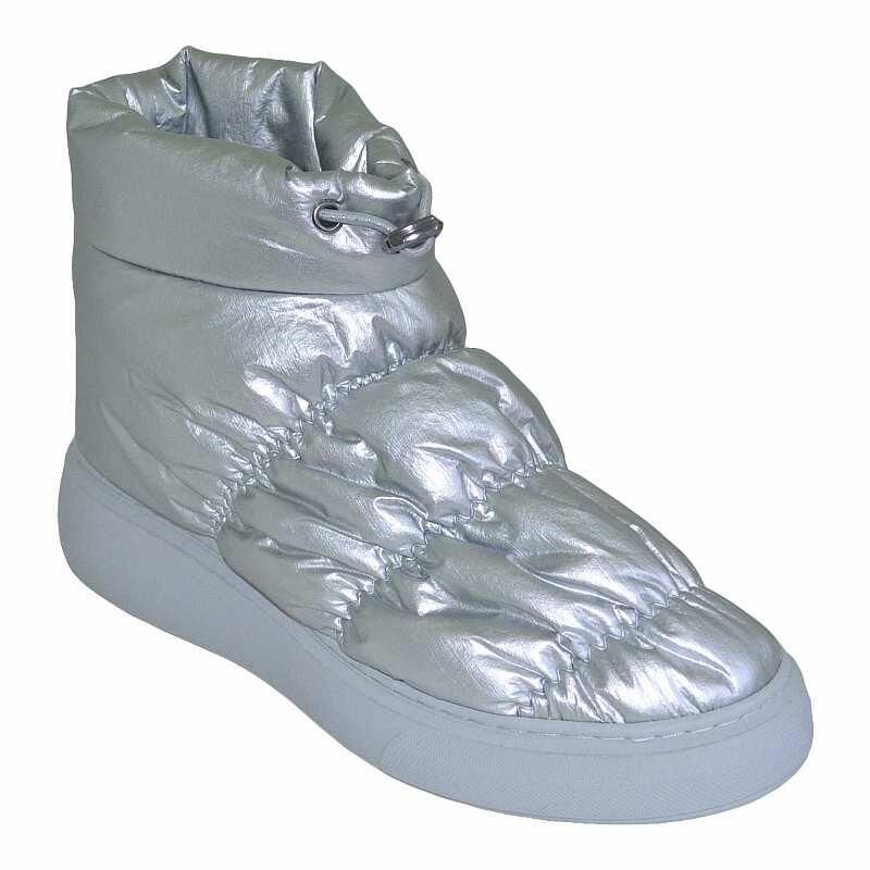 Kadın Paraşüt Kumaş GRİ  Kar Botu PARAŞÜT KUMAŞ GRİ KAR BOTU