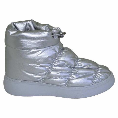 Kadın Paraşüt Kumaş GRİ  Kar Botu PARAŞÜT KUMAŞ GRİ KAR BOTU