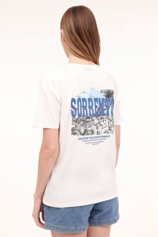 Lumberjack WL SORENTO 11SS179 4FX Ekru Kadın Kısa Kol T-Shirt