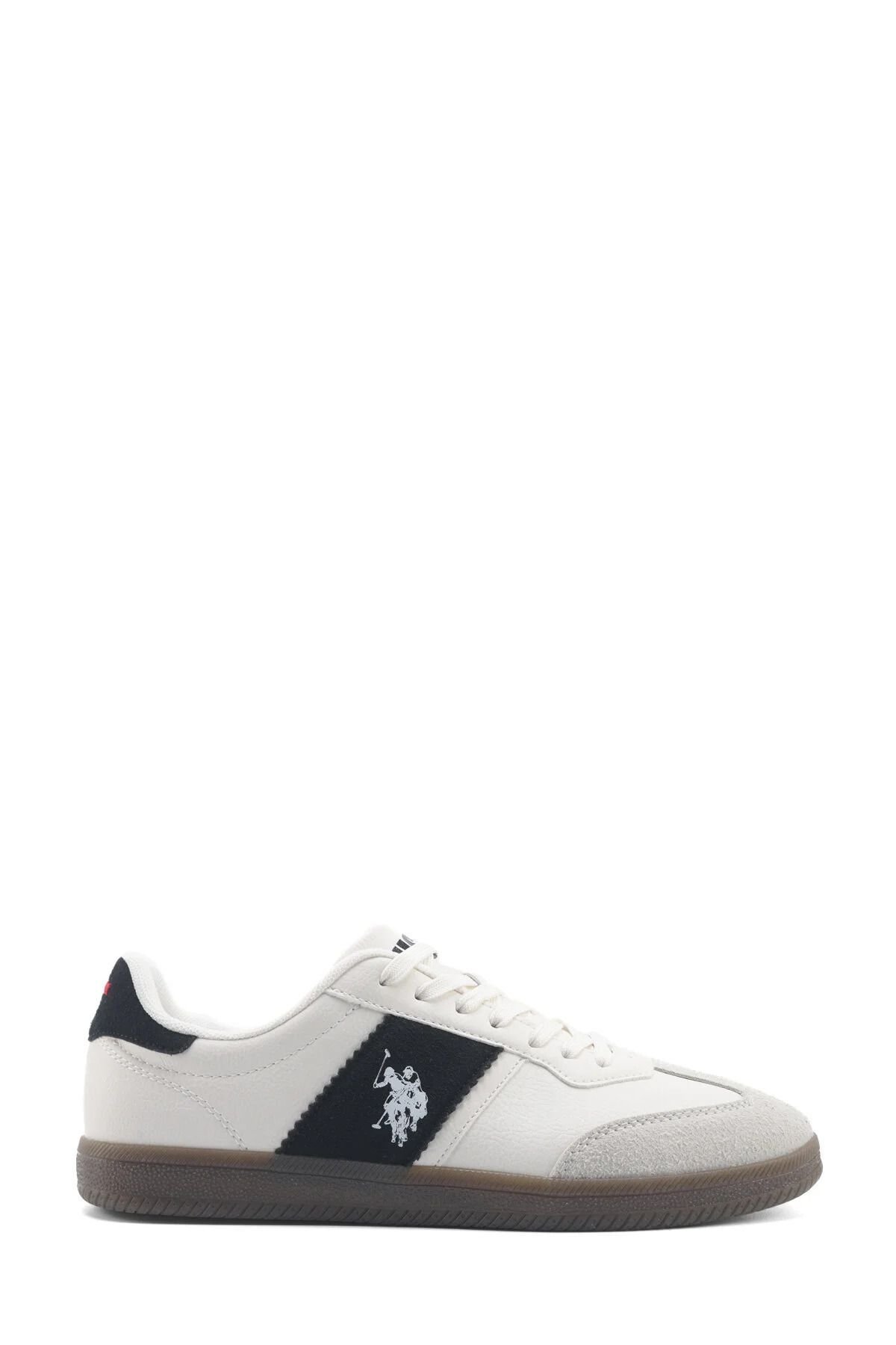 U.S. Polo Assn. SNEAKER SPOR AYAKKABI SANDRA 5FX BEYAZ-SİYAH