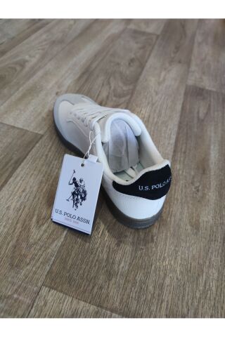 U.S. Polo Assn. SNEAKER SPOR AYAKKABI SANDRA 5FX BEYAZ-SİYAH