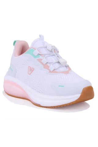 Vicco Knit  Beyaz Ortopedik Günlük Kız Çocuk Spor Ayakkabı