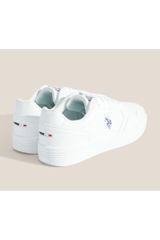 U.S. Polo Assn. Coster 5PR Kadın Sneaker Ayakkabı-Beyaz