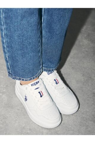 U.S. Polo Assn. Coster 5PR Kadın Sneaker Ayakkabı-Beyaz
