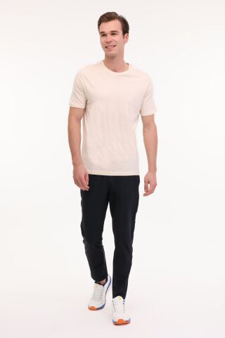 Lumberjack Mb Ct110 Pm C Nk T-sh 5fx Bej Erkek Kısa Kol T-shirt