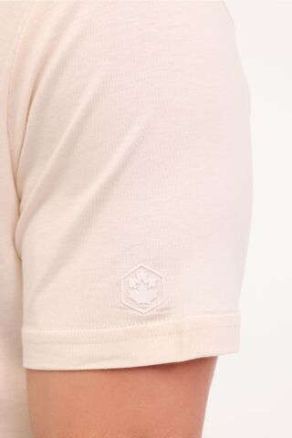 Lumberjack Mb Ct110 Pm C Nk T-sh 5fx Bej Erkek Kısa Kol T-shirt