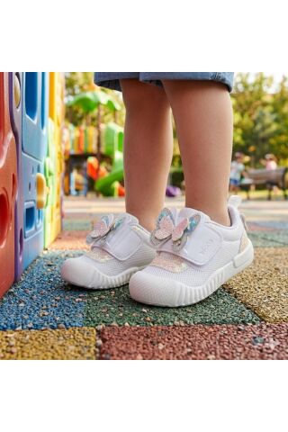 Vicco Sepira İlk Adım Bebek Ortopedik Kelebek Çocuk Spor Ayakkabı BEYAZ