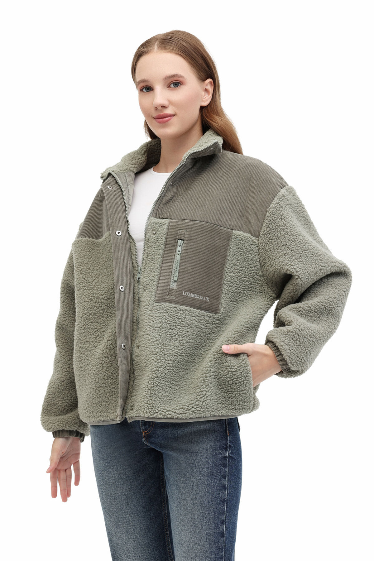 Lumberjack WL 6REGINA 6GF1003 5PR Haki Kadın Mont
