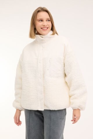 Lumberjack WL REGINA 6GF1003 4PR Ekru Kadın Mont