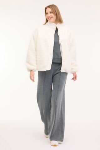 Lumberjack WL REGINA 6GF1003 4PR Ekru Kadın Mont