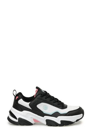 Lumberjack JOANNA WMN 3PR Bağcıklı Phlon/Termo Kaymaz Taban Kadın Sneaker SİYAH BEYAZ