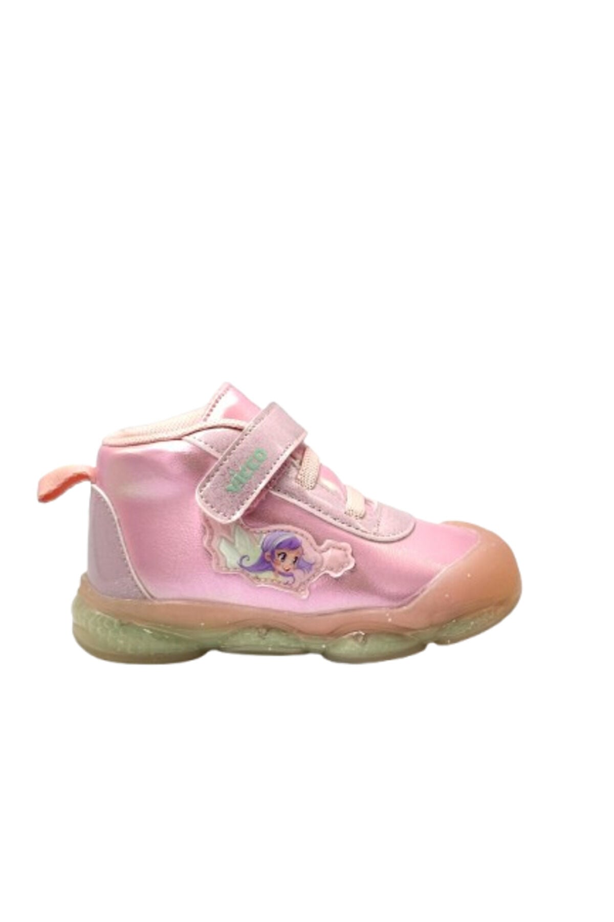 Vicco Toddlers Işıklı Light-Up Phlon Çocuk Bot PEMBE