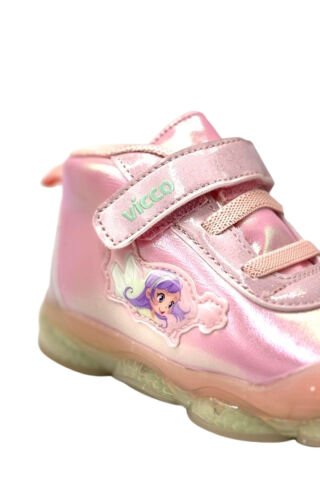 Vicco Toddlers Işıklı Light-Up Phlon Çocuk Bot PEMBE