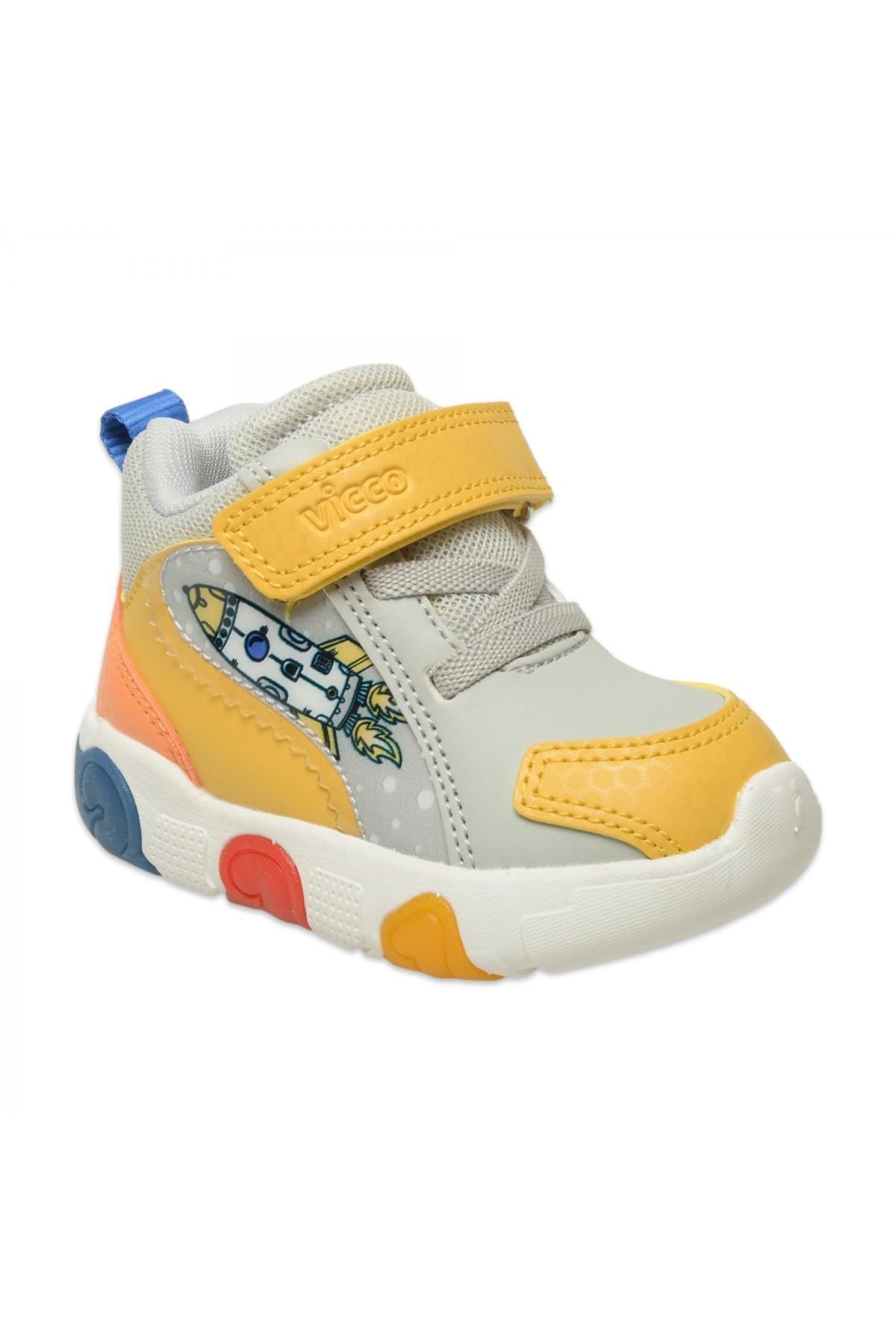 Vicco  Rocky Bebe Işıklı Phylon Gri Erkek Çocuk Spor Ayakkabı