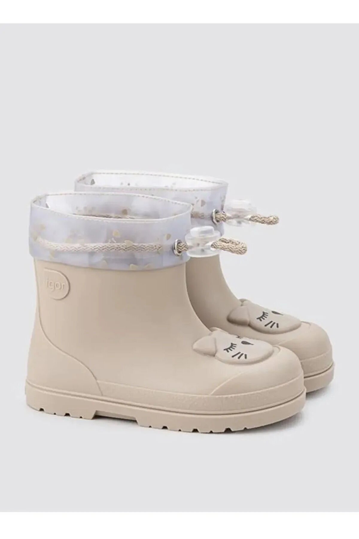 IGOR Mendi Gato Borrego İçi Yünlü CC334 Çocuk Yağmur Botu BEJ
