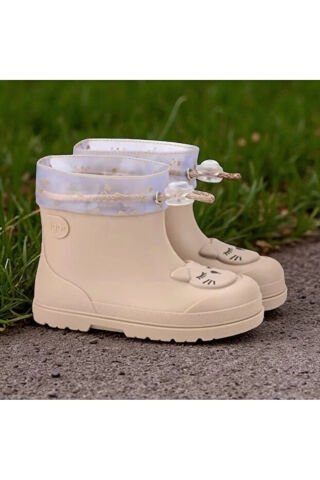 IGOR Mendi Gato Borrego İçi Yünlü CC334 Çocuk Yağmur Botu BEJ