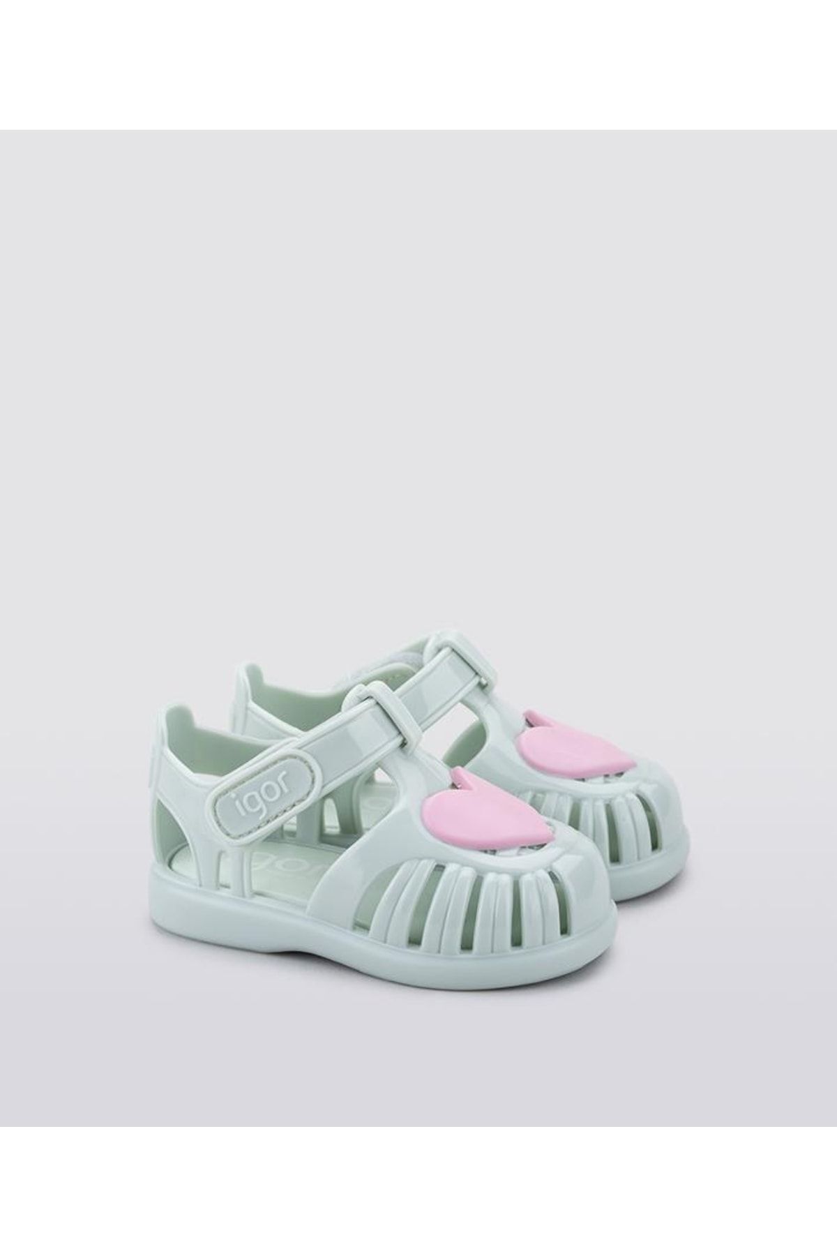 IGOR S10310-026 Tobby Gloss Love Unisex Çocuk Sandalet MİNT
