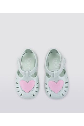 IGOR S10310-026 Tobby Gloss Love Unisex Çocuk Sandalet MİNT