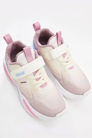 Vicco Samur Phlon Hafif Taban Cırtlı Spor Ayakkabı PUDRA