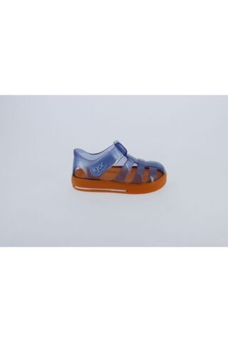 IGOR S10270 Star Bicolor Çocuk Mavi Turuncu Sandalet