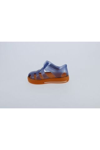 IGOR S10270 Star Bicolor Çocuk Mavi Turuncu Sandalet