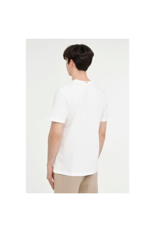 Lumberjack Renato Erkek Beyaz Yuvarlak Yaka Tişört