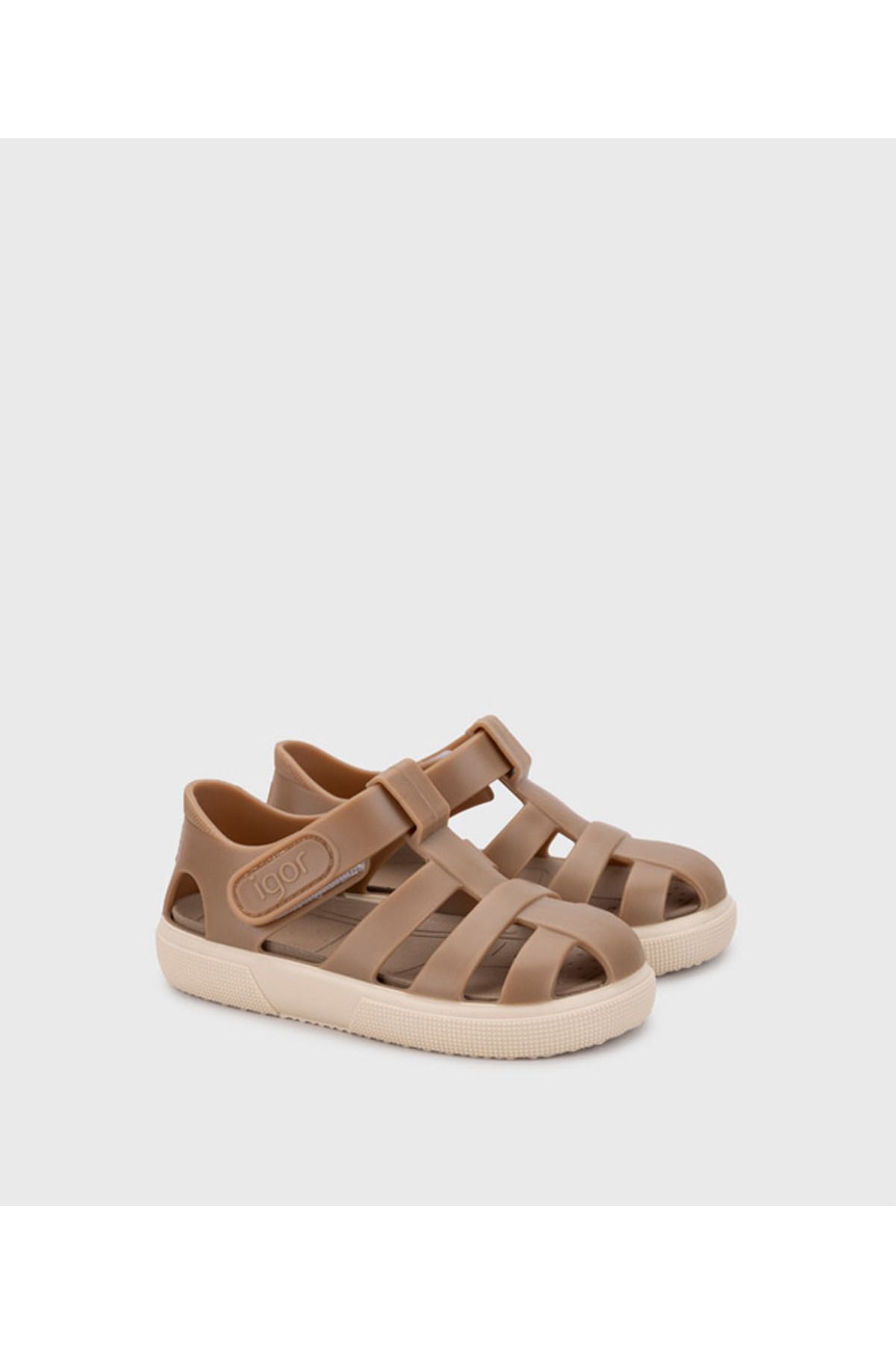 IGOR BAY AÇIK KAHVE/ TAUPE ÇOCUK SANDALET