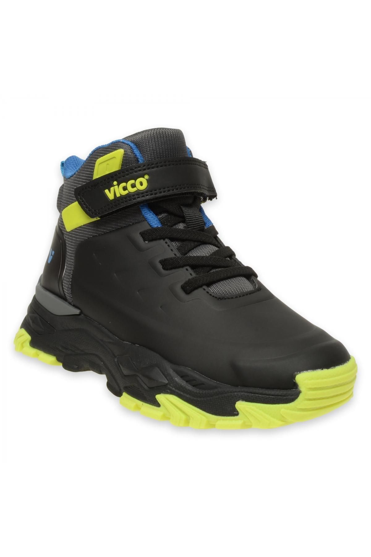 Vicco 869.F24K472 Agora Filet Phylon Trekking Siyah-Beyaz Çocuk Bot