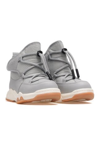 Vicco Bull Erkek Çocuk Kürklü Hafif Taban Günlük Bot 25k 946.434 Pe Gri