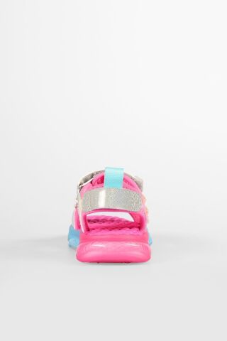 Vicco Can Işıklı Kız Çocuk Sandalet Fuşya